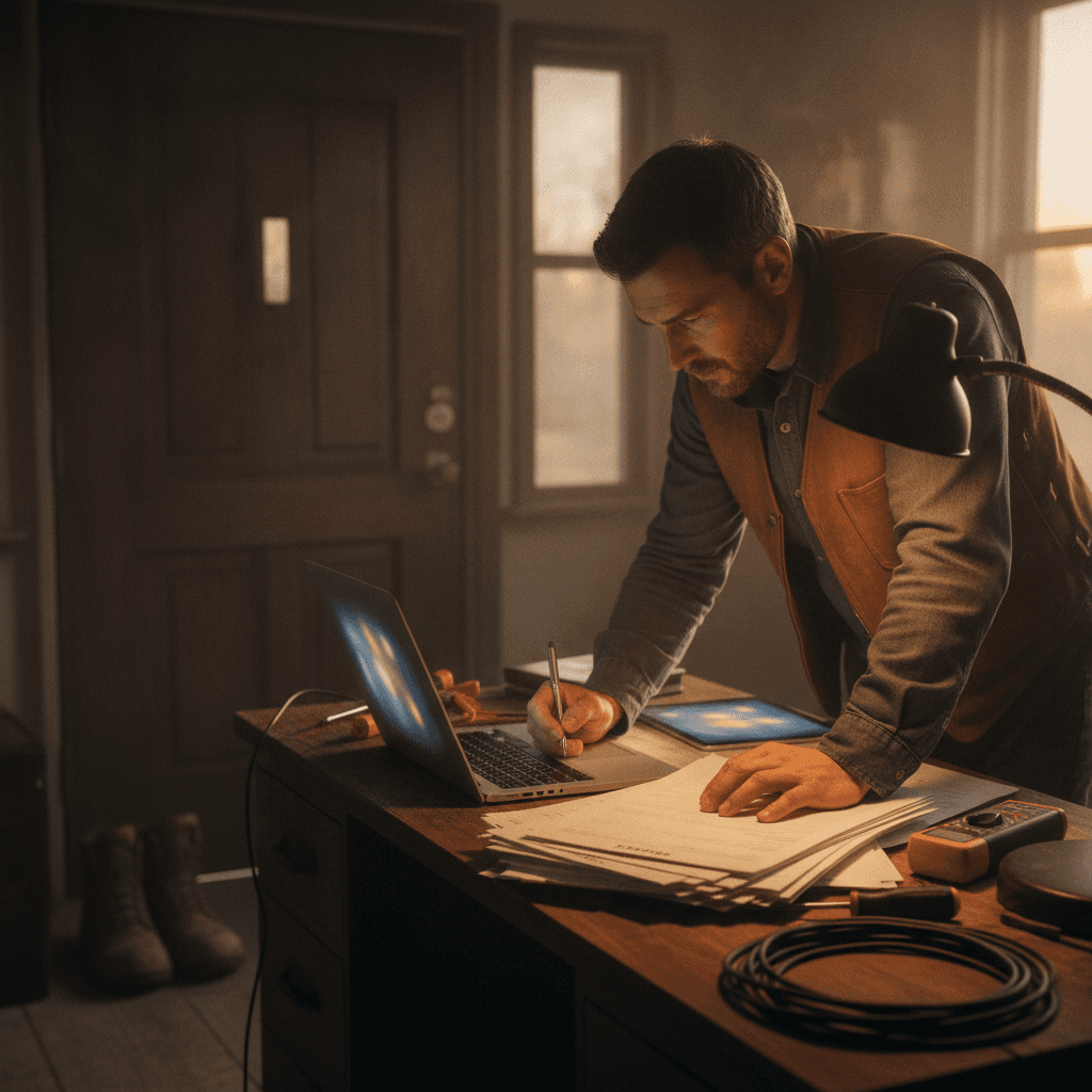 Hero image: 7 Best Electrical Contractor Invoice Software Tools (2026 Review)