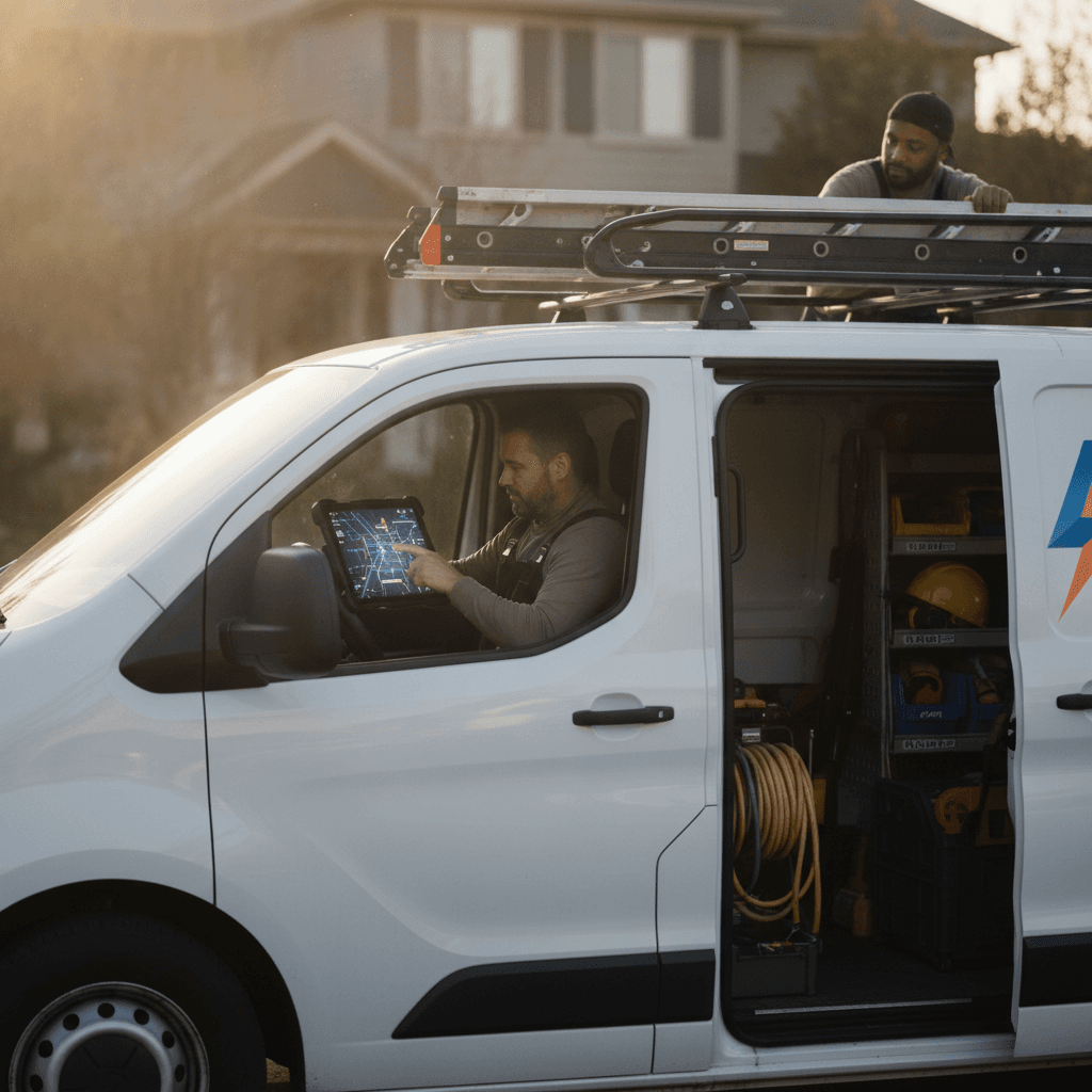Hero image: All-in-One Electrical Contractor App: Scheduling, Dispatch, Billing & Compliance in 2026