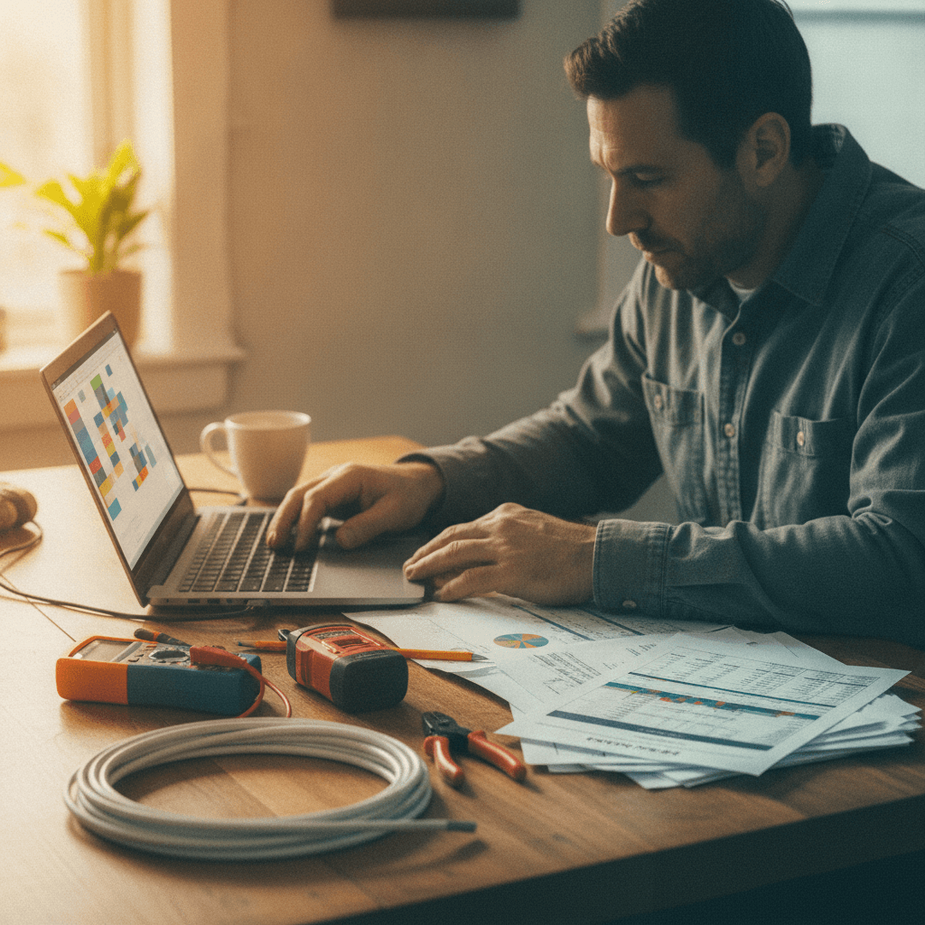 Hero image: Best Accounting Software for Electrical Contractors with Job Costing & Change Order Management in 2026