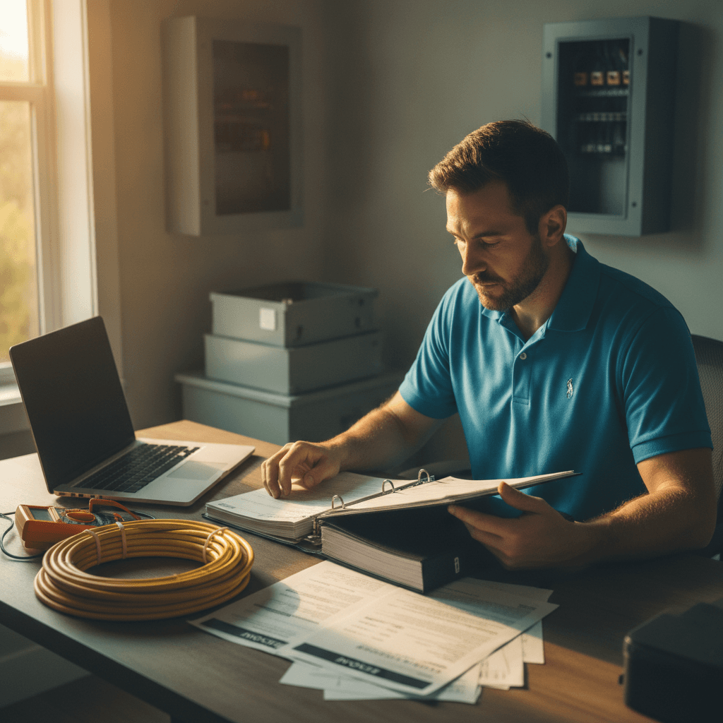 Hero image: Best Electrical Contractor Accounting Software (2026): Features, Pricing & Picks