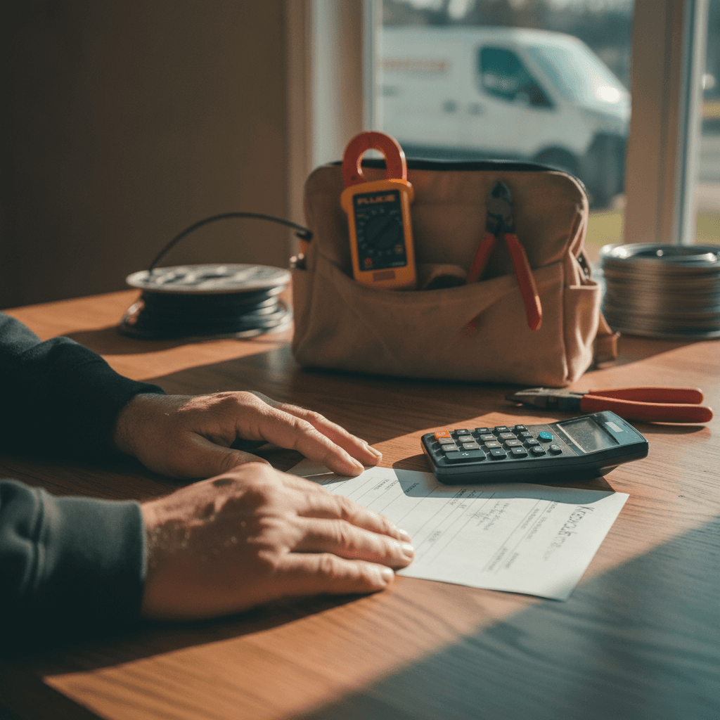 Hero image: Best Electrical Contractor Invoicing Software (2026 Guide)