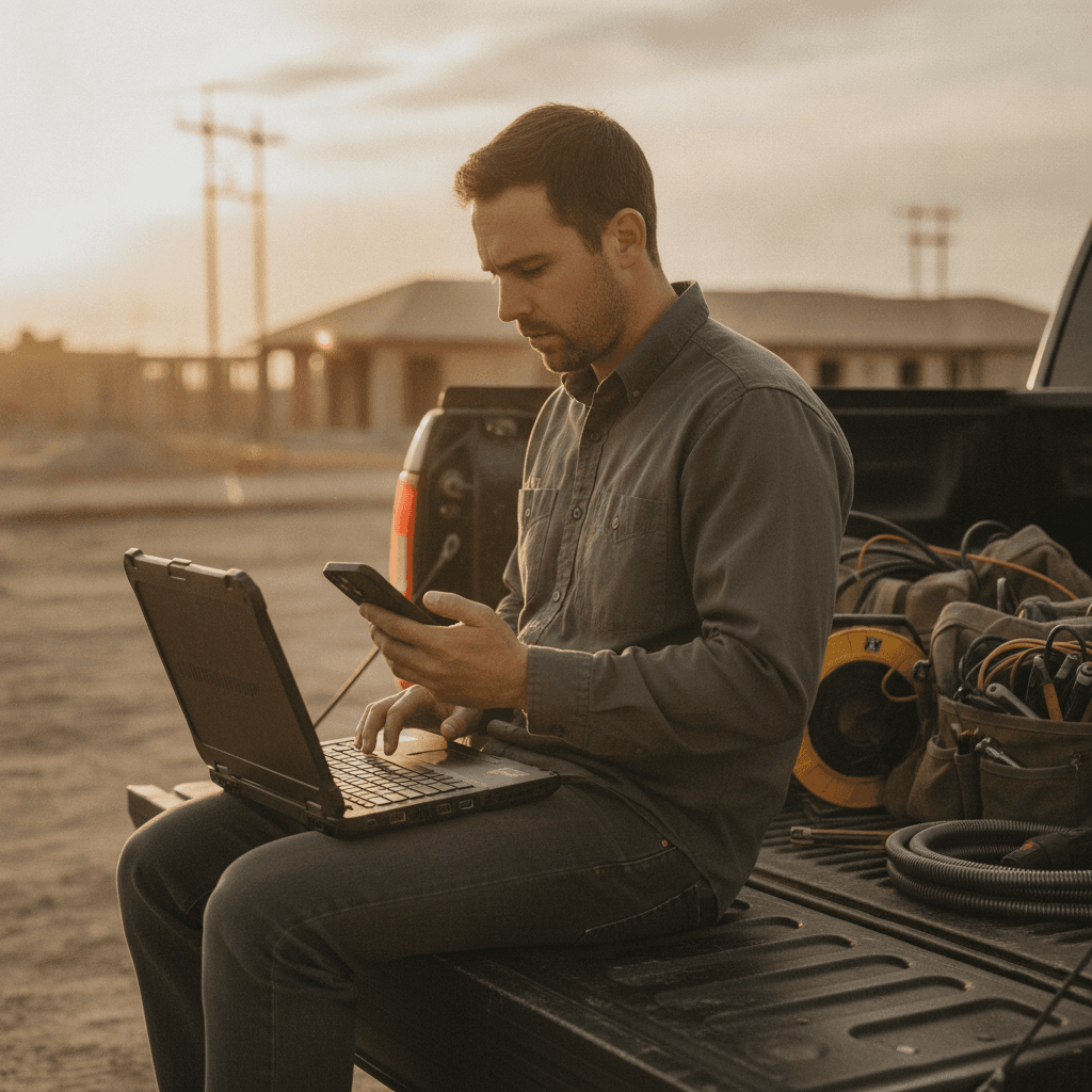 Hero image: Content Refresh Brief: Best CRM for Electrical Contractors (Position 9 → Top 5)