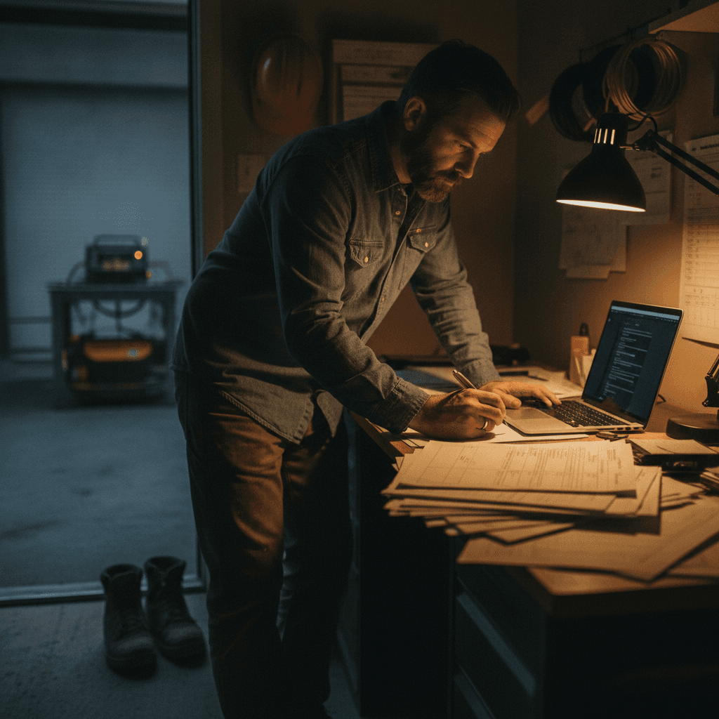 Hero image: CRM for Electrical Contractors That Actually Tracks Change Orders from Field to Invoice