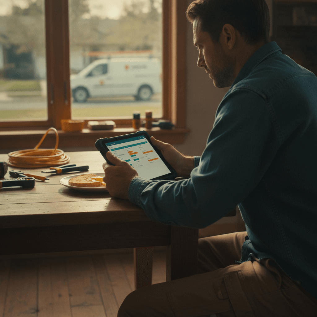 Hero image: CRM + Scheduling Combo for Small Electrical Contractors: Automate Follow-Up Without Hiring Office Staff