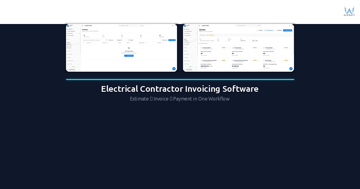 Electrical Contractor Invoicing Software: 2025 Guide