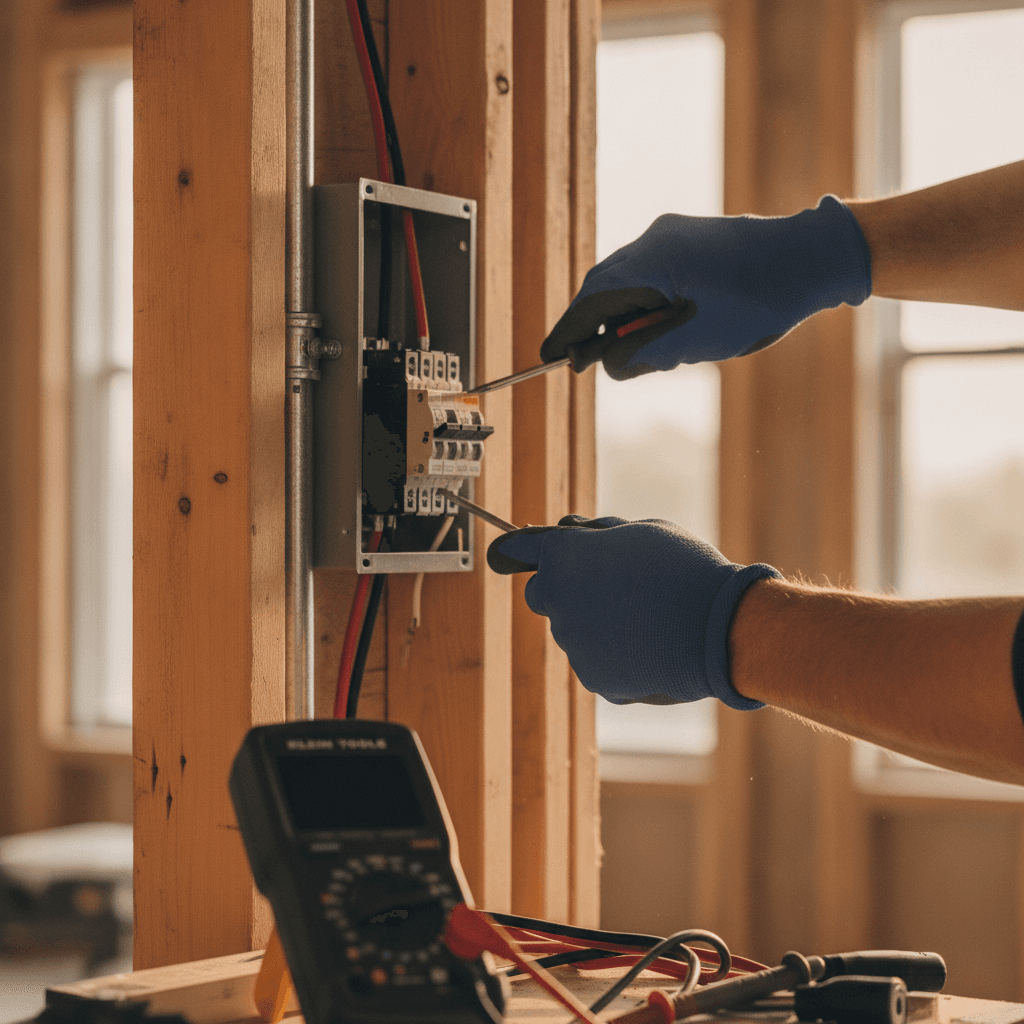 Hero image: electrical contractor time material billing software 2025 bu