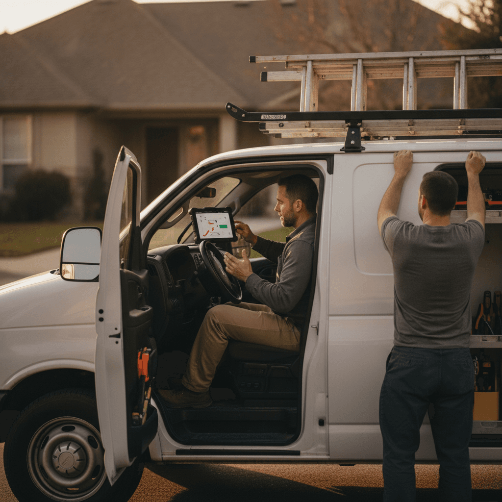 Hero image: Electrical Dispatch Software with Real-Time Crew GPS Tracking & Emergency Call Routing