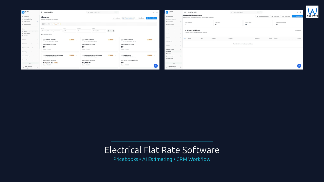 Electrical Flat Rate Software for Contractors — Complete 2.