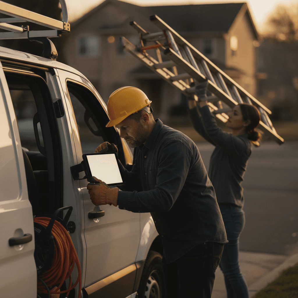 Hero image: Emergency Service Dispatch: Routing, Crew Tracking & Real-Time ETAs for 24/7 Electrical Shops
