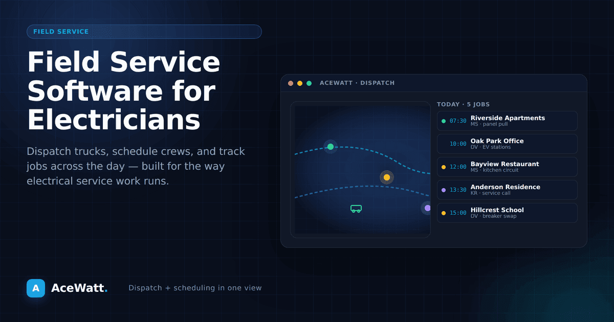 Field Service Software for Electricians: Full Guide