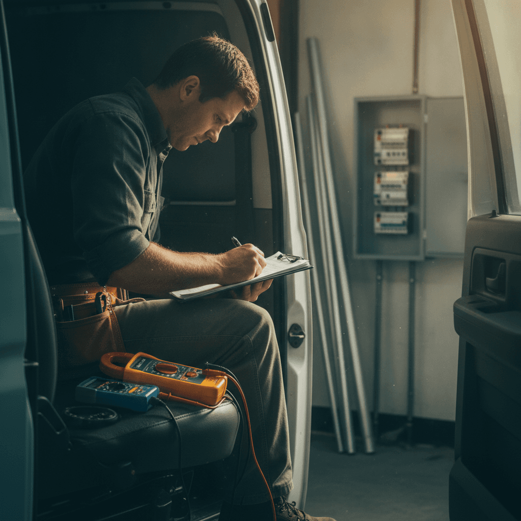 Hero image: From Takeoff to T&M Invoice: Automating the Estimating-to-Billing Workflow for Electrical Contractors in 2026