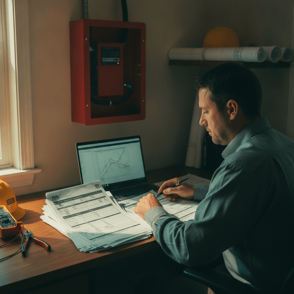 Hero image: How Electrical Contractors Automate Progress Billing & AIA Invoicing Without QuickBooks Headaches