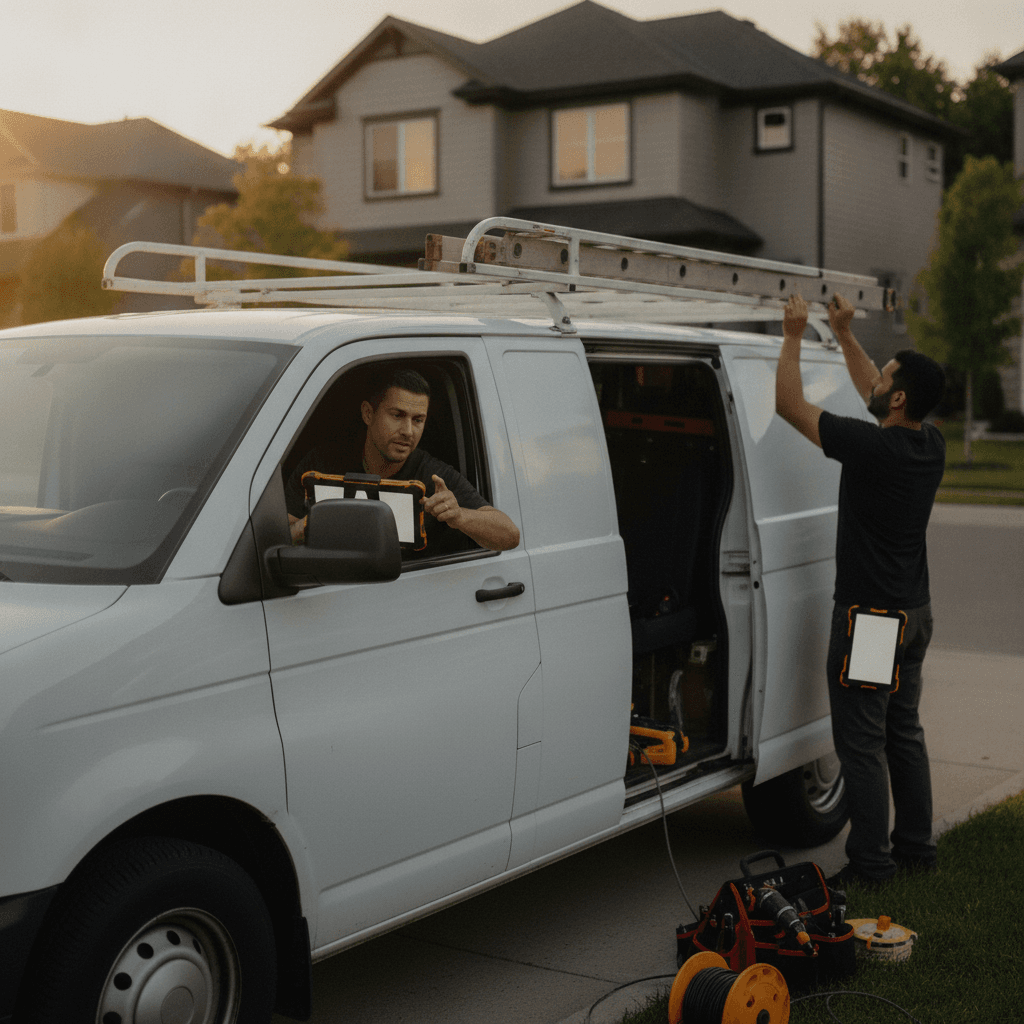 Hero image: How Electrical Contractors Sync Dispatch Data with Accounting to Eliminate Double Entry in 2026
