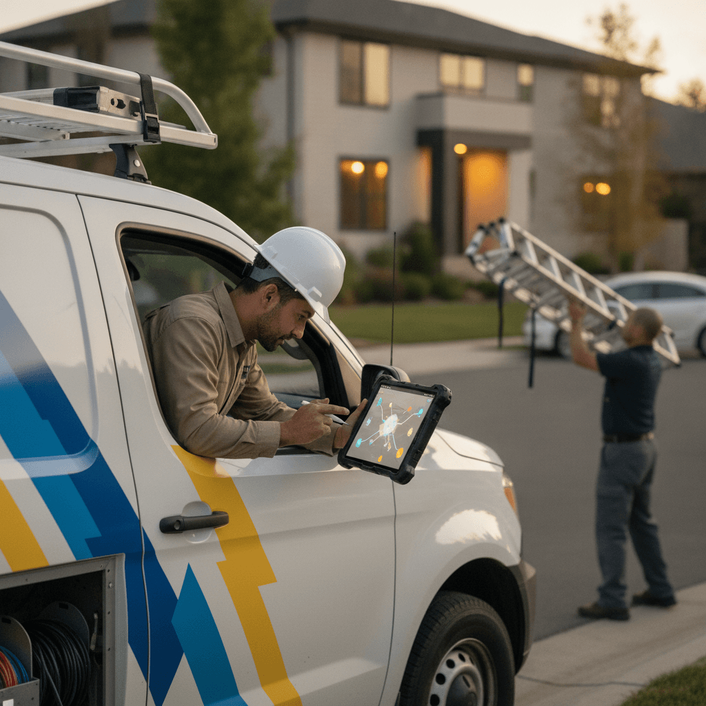 Hero image: How Electrical Contractors Sync Dispatch Scheduling with QuickBooks to Eliminate Double Entry