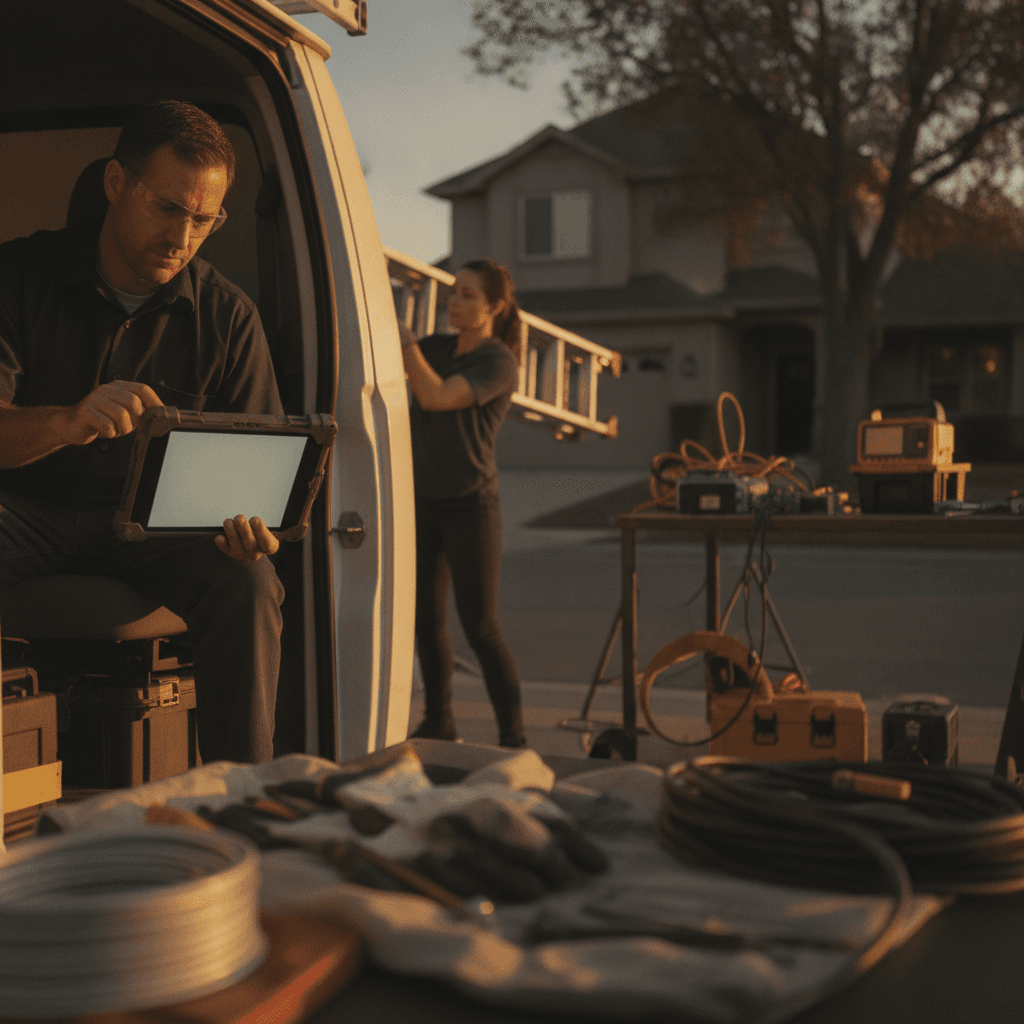 Hero image: How to Sync Electrical Dispatch Software with Accounting: Eliminate Double-Entry for T&M Jobs in 2026