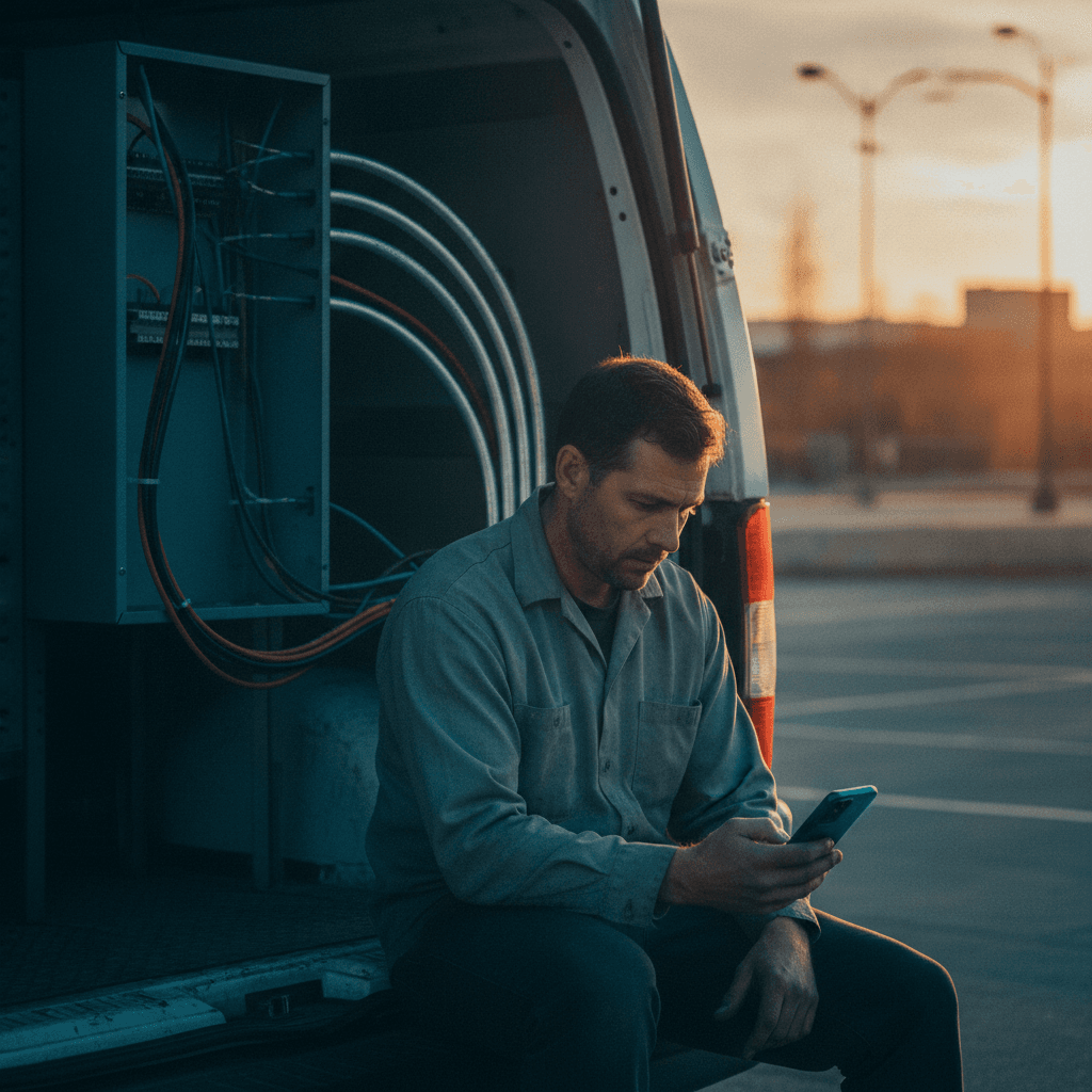Hero image: Mobile-First Dispatch & Invoicing: 5 Apps That Let Electricians Bill from the Job Site in 2026
