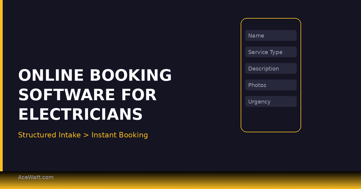 Online Booking Software for Electricians: What You.