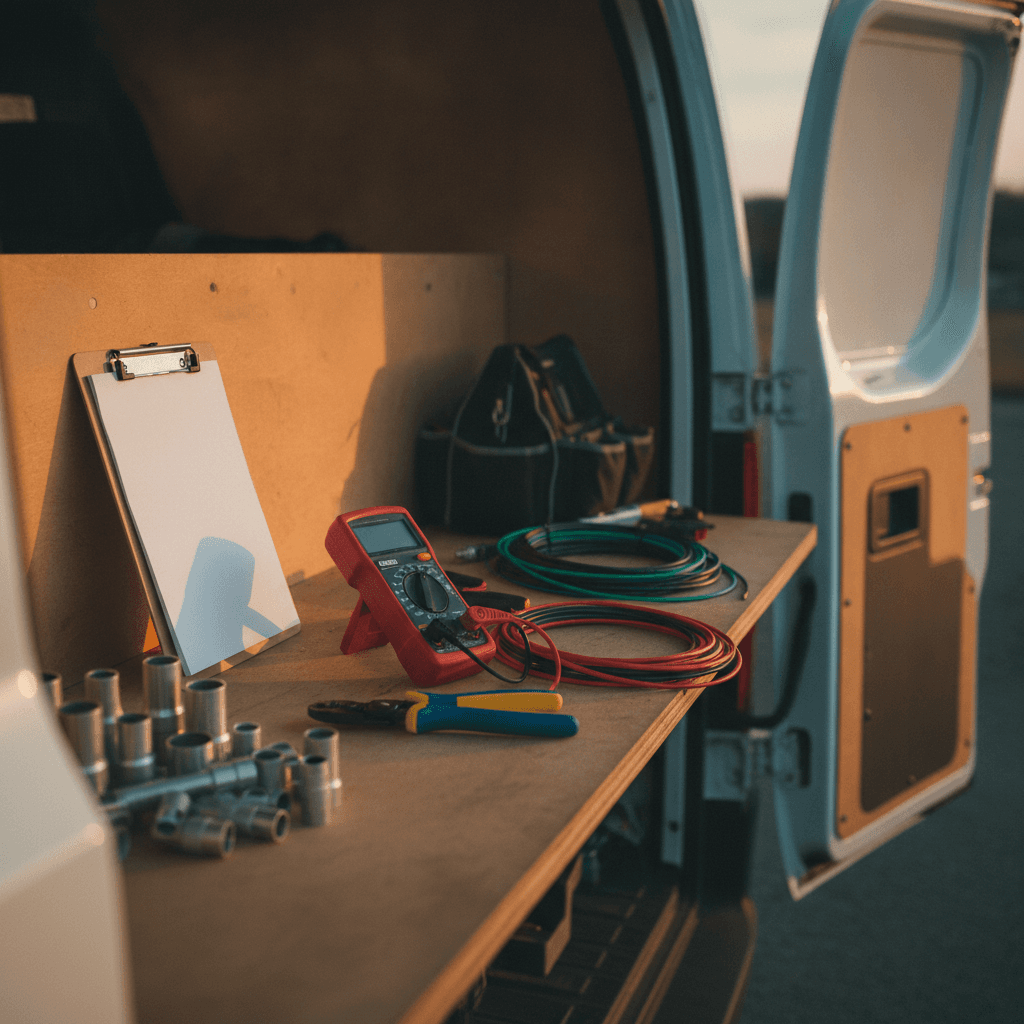 Hero image: Time & Material Billing for Small Electrical Contractors: Templates, Apps & Change-Order Workflows
