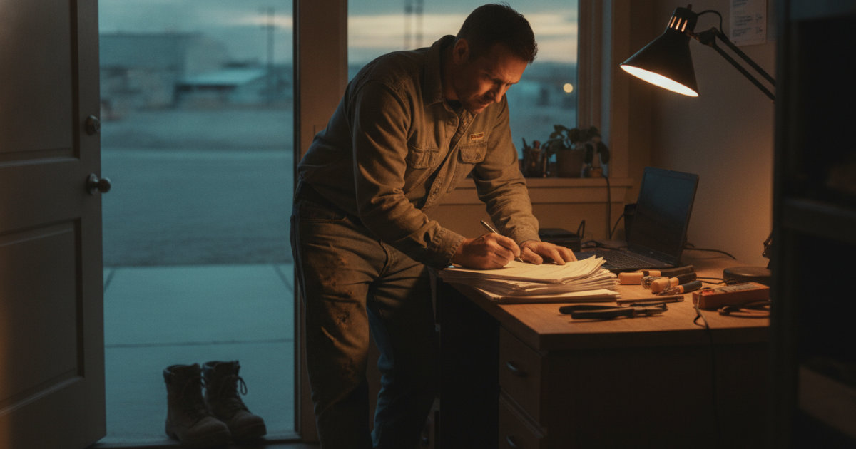 What field work means for electrician invoicing in 2026