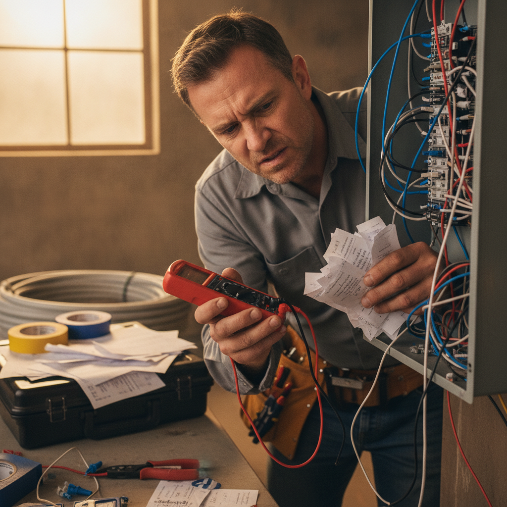 Why Double-Entry Still Haunts Electrical Contractors in 2026 - estimator, prices, tenant