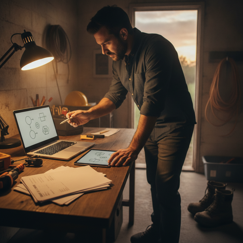 2. What a Real Electrician Invoice App With Payment Processing Must Do in the Field - simple